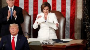 Nancy Pelosi wants video of her shredding Trump speech removed