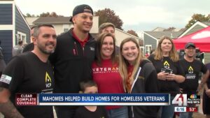 Super Bowl MVP Patrick Mahomes spends his free time building houses for veterans