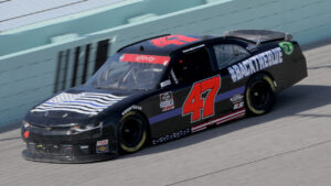 NASCAR driver Kyle Weatherman debuts in a ‘Back the Blue’ car in support of police